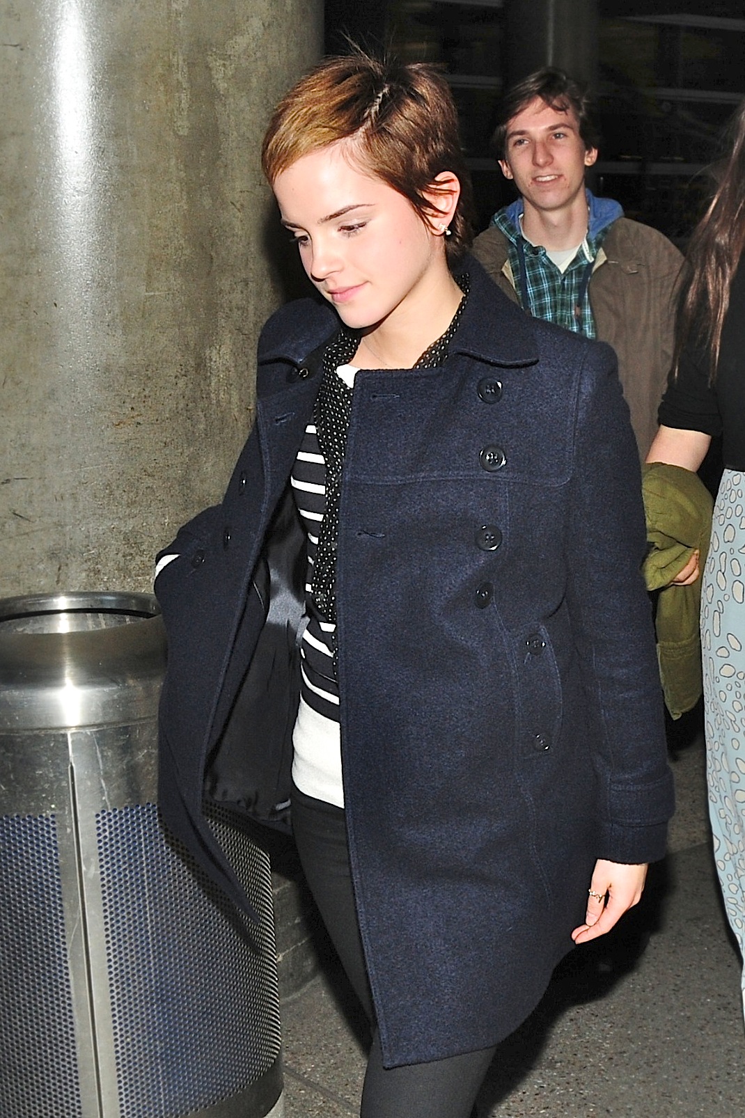 Preppie Emma Watson arriving at LAX Airport 6