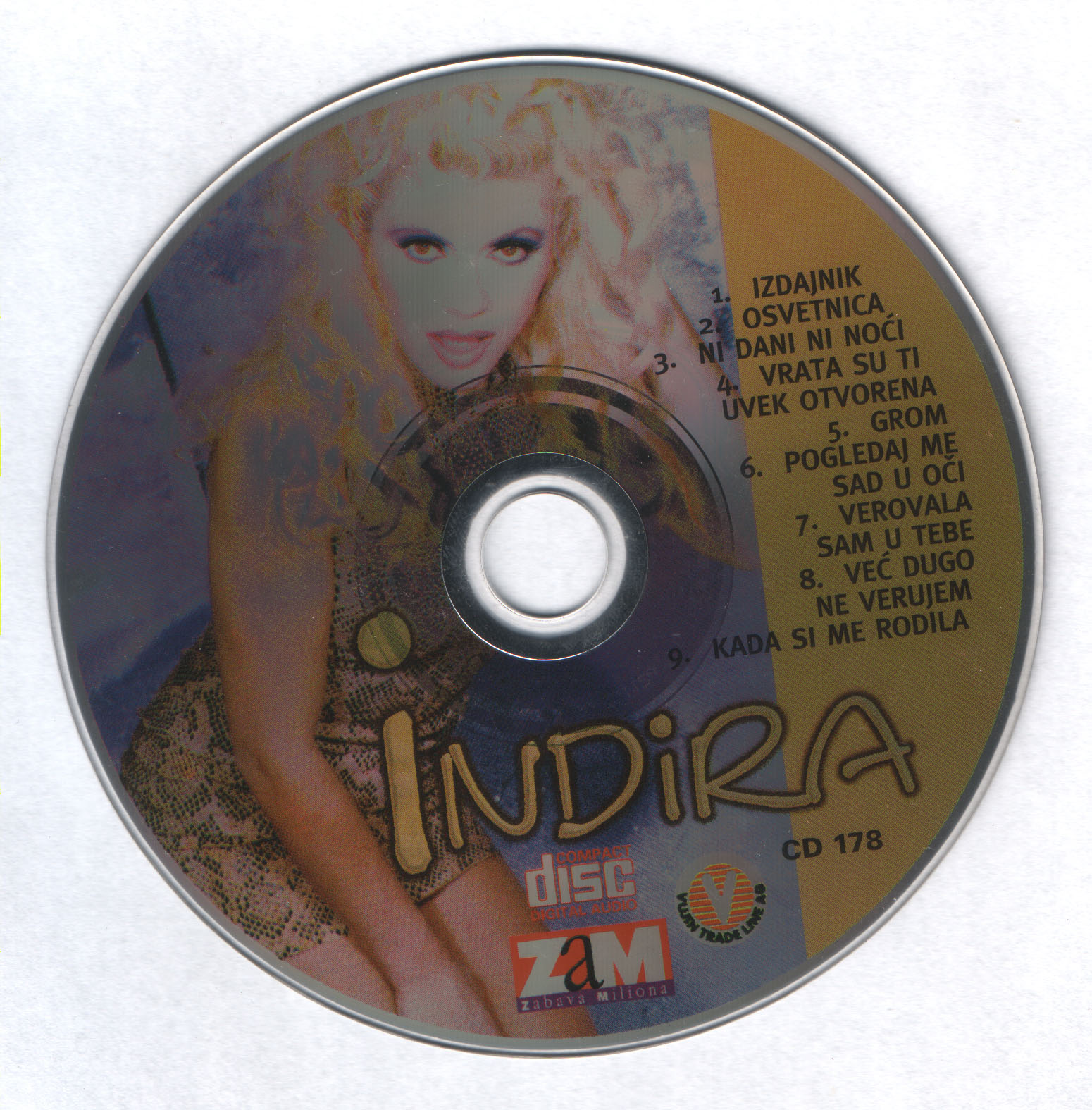 Indira Radic 1997 Cd