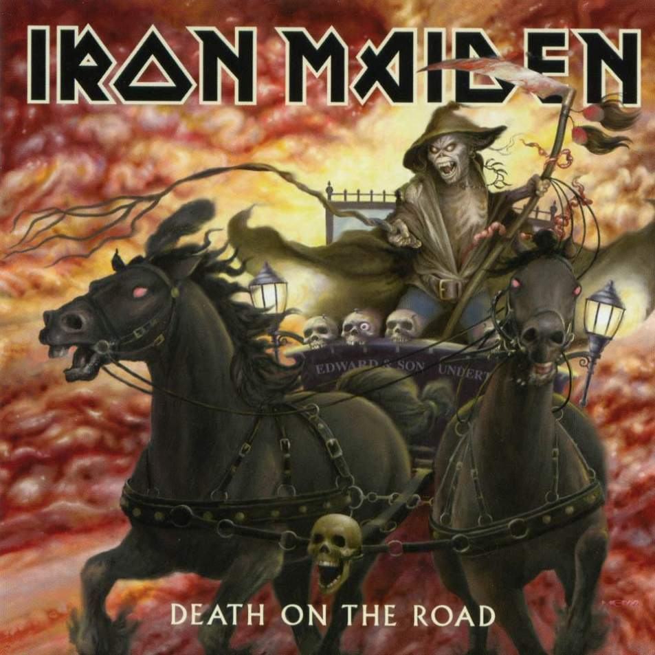 1223660750 iron maiden death on the road a w